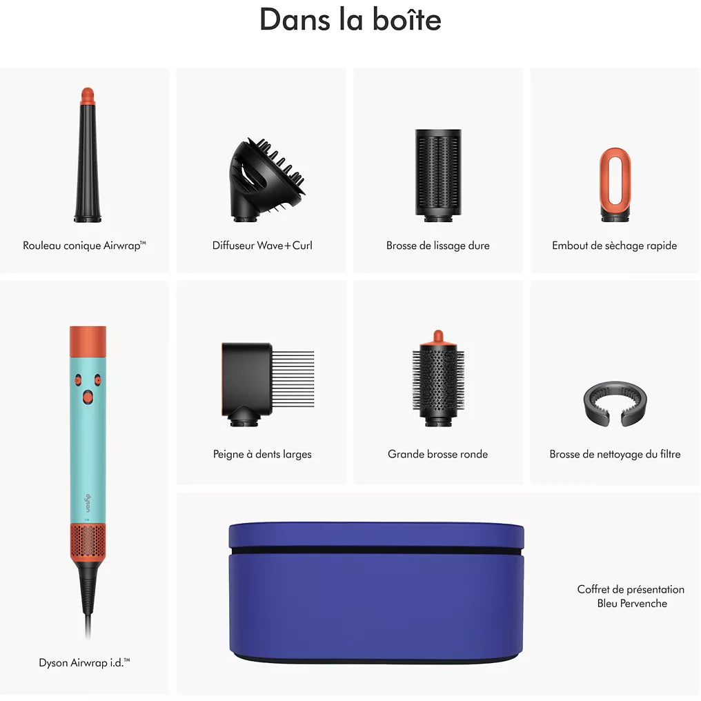 Dyson Airwrap i.d.™ - cheveux bouclés à frisés (Patine Céramique/Topaze)