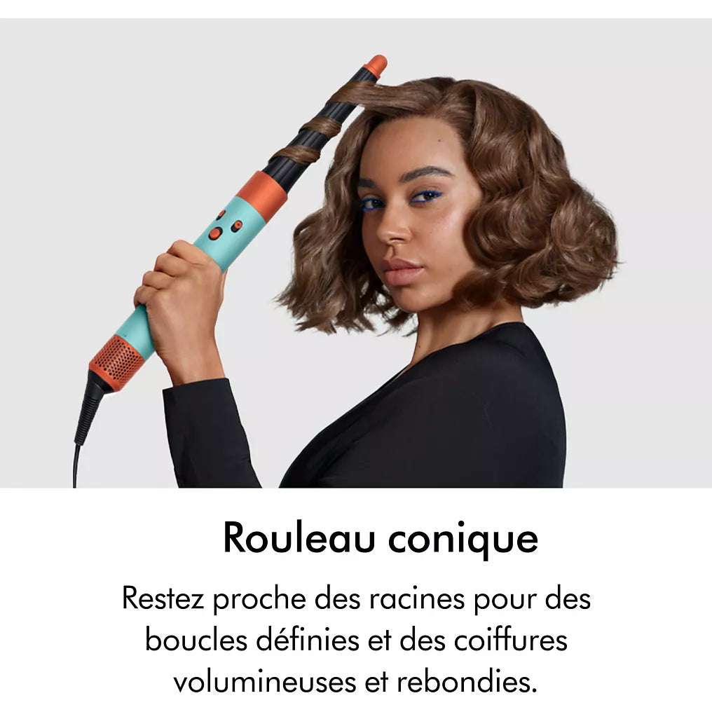 Dyson Airwrap i.d.™ - cheveux bouclés à frisés (Patine Céramique/Topaze)
