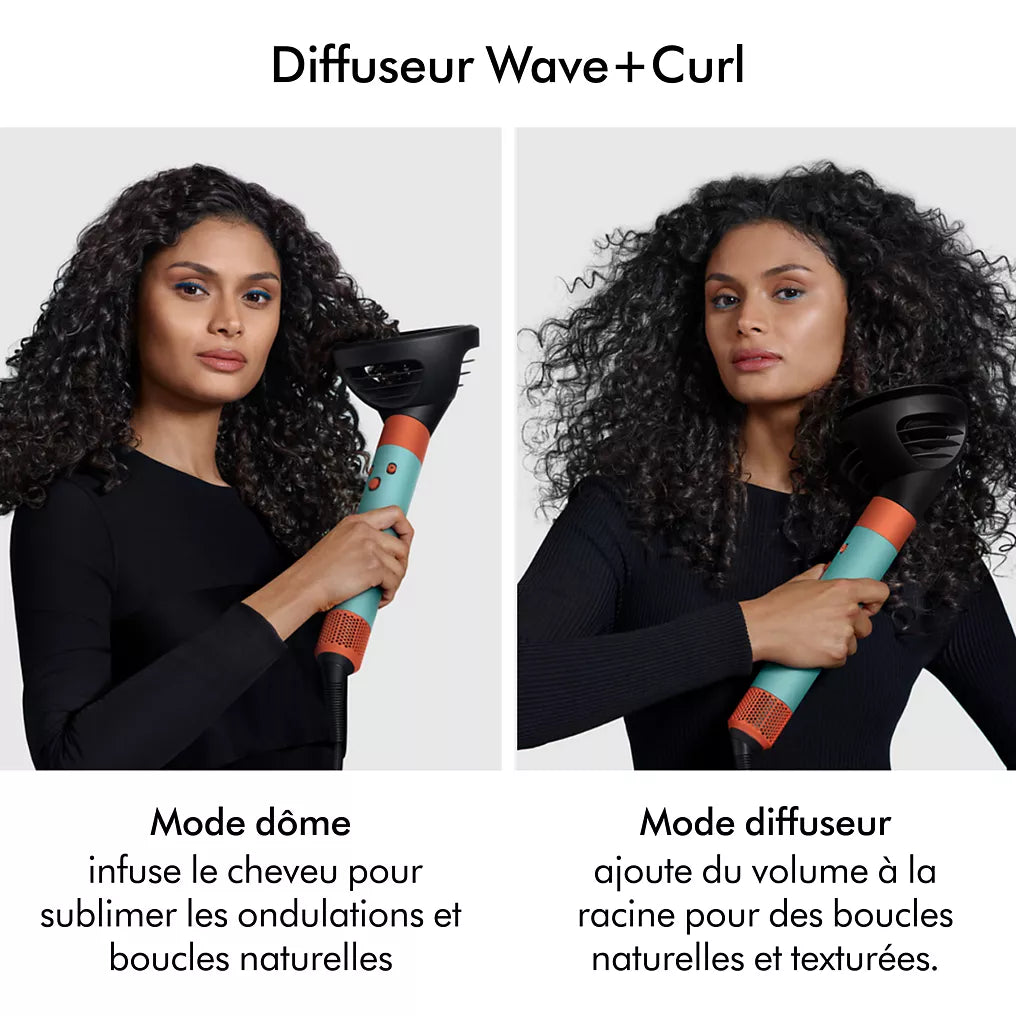 Dyson Airwrap i.d.™ - cheveux bouclés à frisés (Patine Céramique/Topaze)