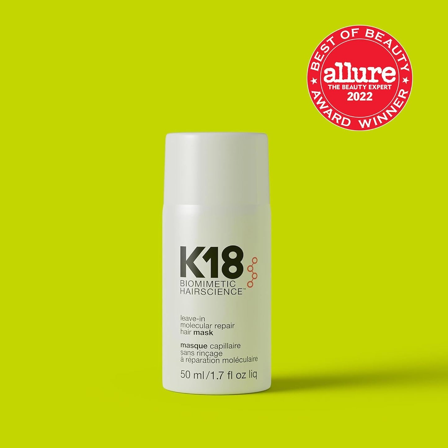 K18 Masque sans rinçage réparation moléculaire Hair Mask