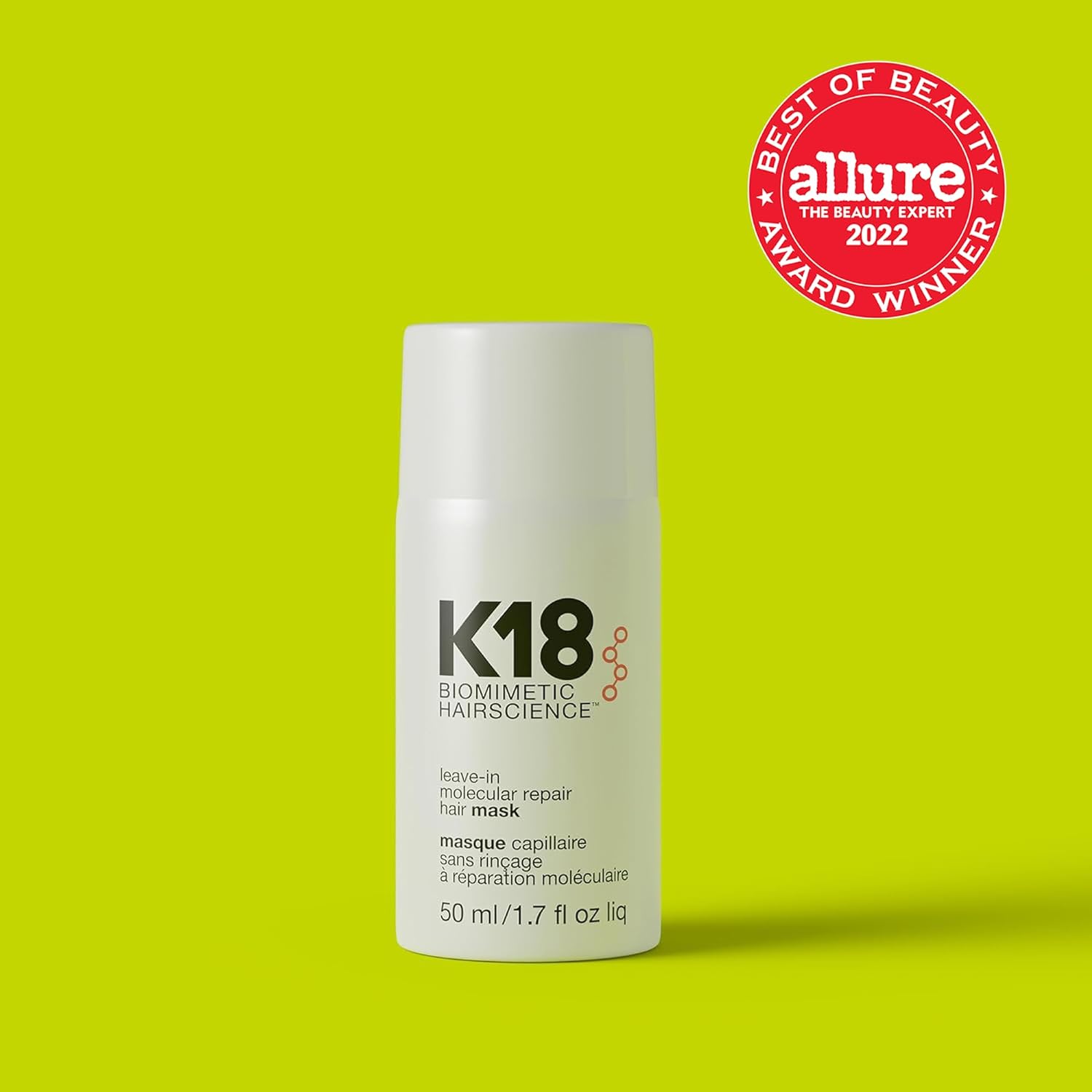 K18 Masque sans rinçage réparation moléculaire Hair Mask